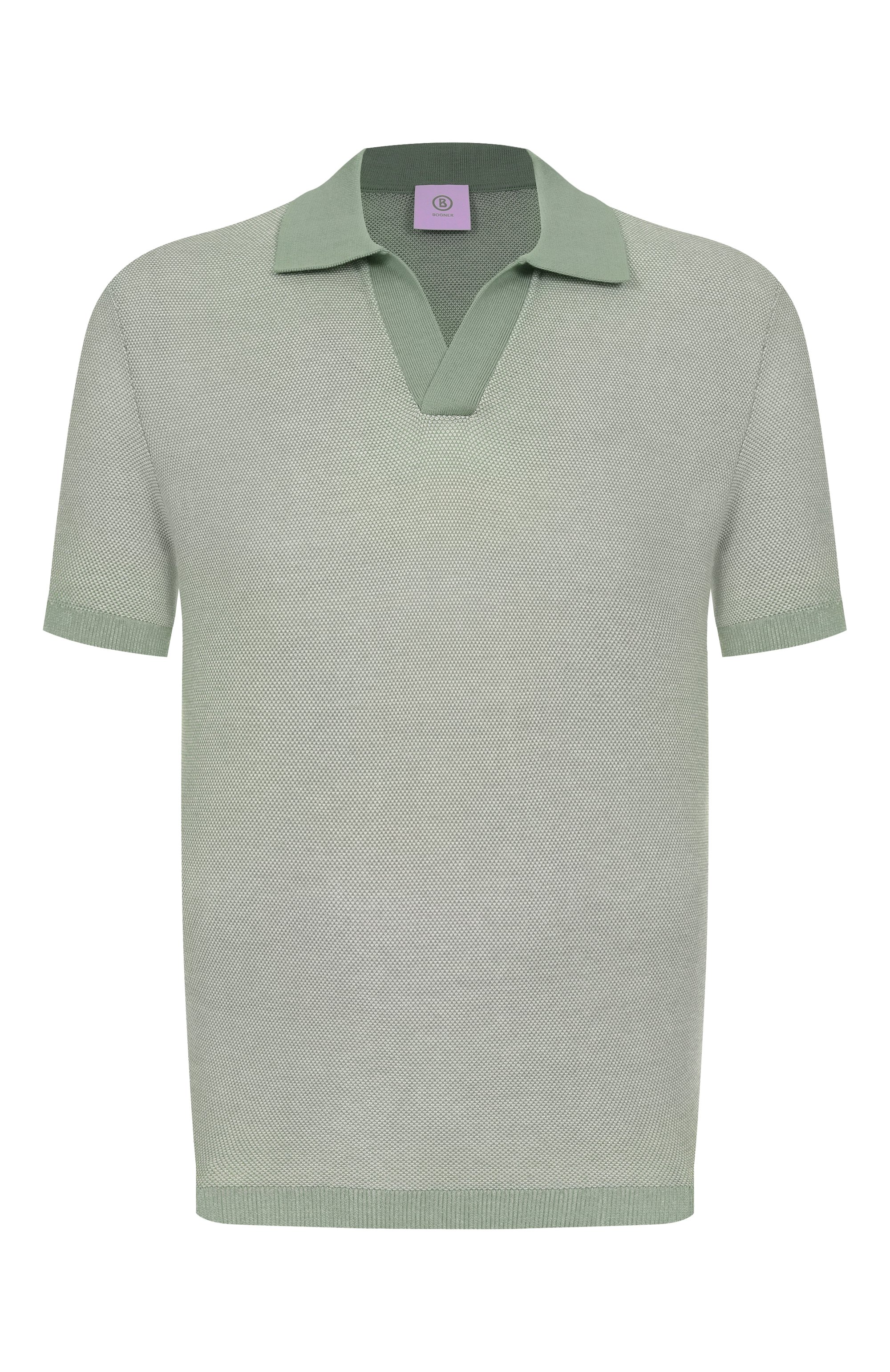 Поло из хлопка и вискозы BOGNER, арт. 88419503, фото 1