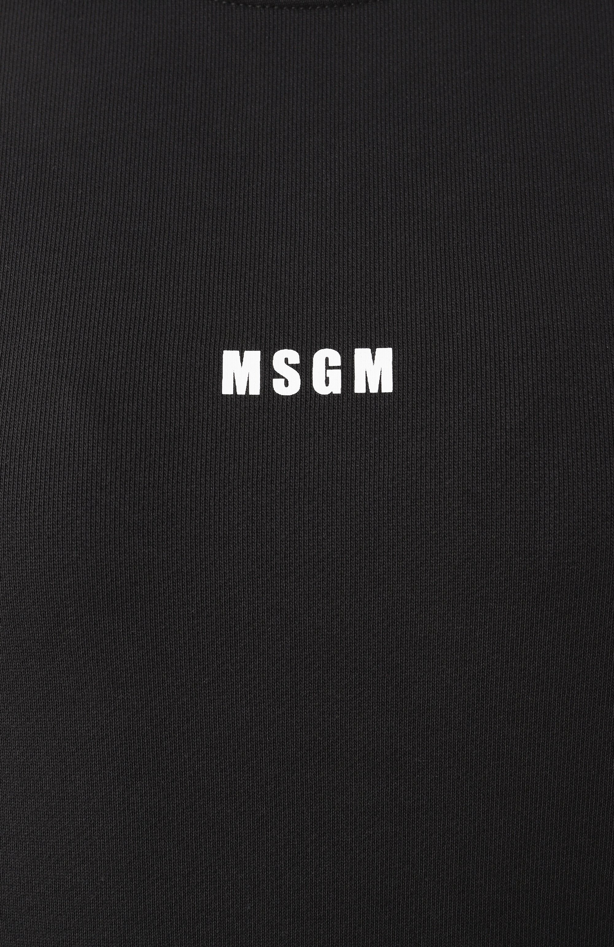 Хлопковый свитшот MSGM, арт. 2000MDM503/300000, фото 6