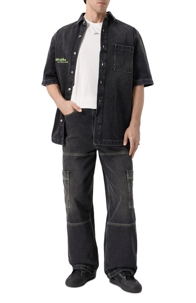 Замшевые кеды vulcanized 779 OFF-WHITE, арт. 0MIA296C99LEA001, фото 2