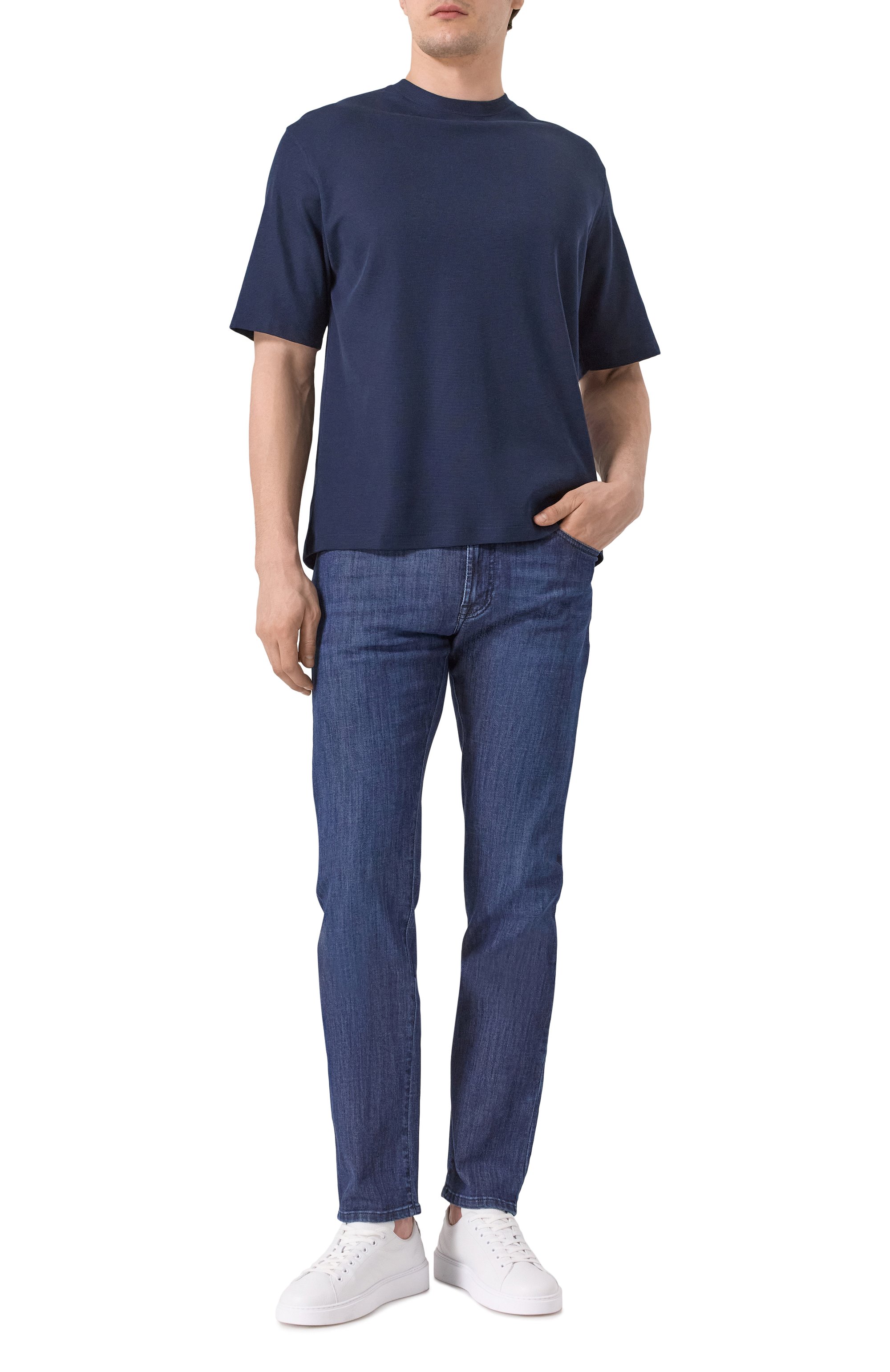 Футболка из хлопка и шелка STEFANO RICCI, арт. MNH5103910/CTK01S, фото 2