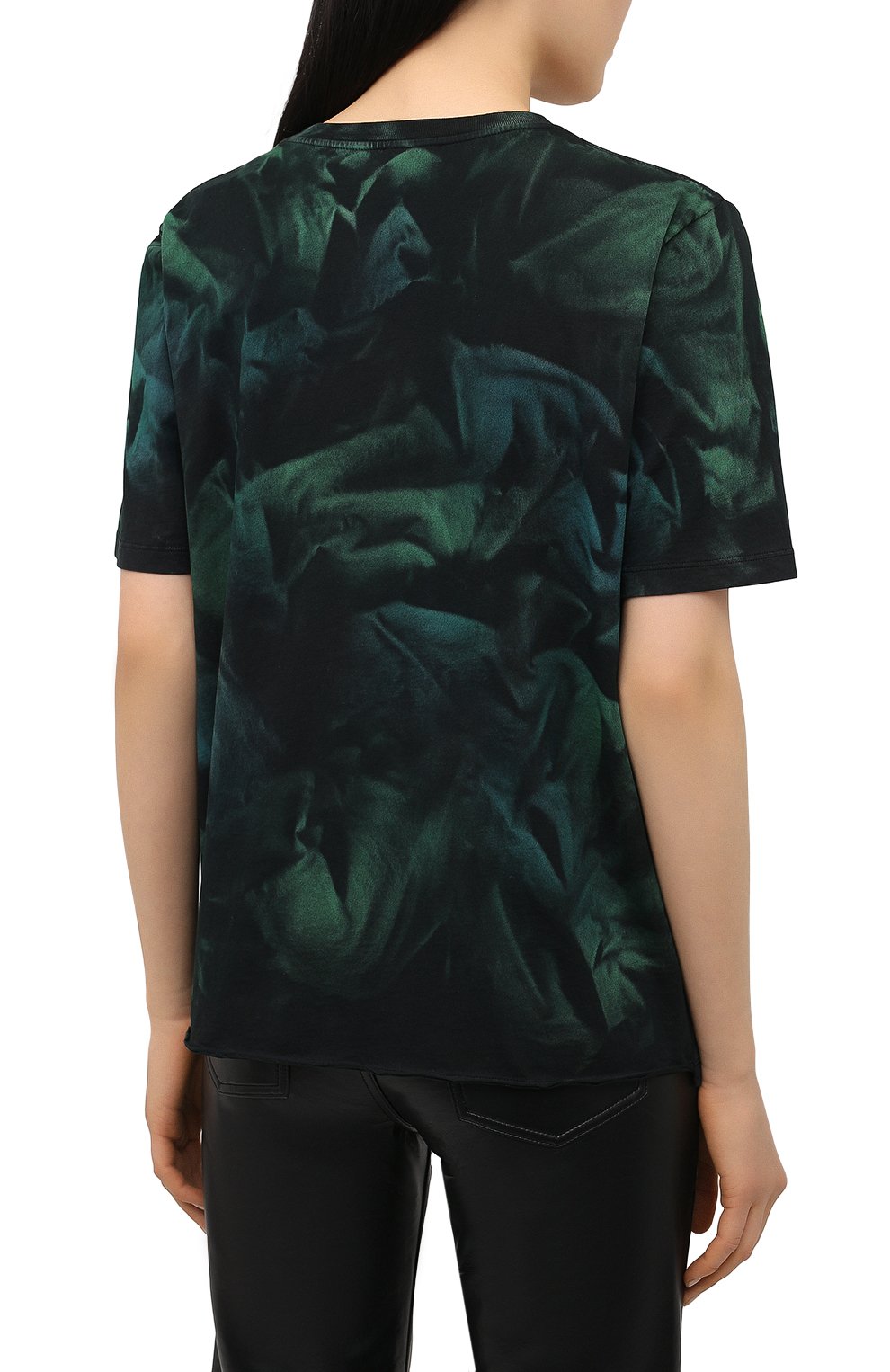 Хлопковая футболка SAINT LAURENT, арт. 648927/Y36CU, фото 4