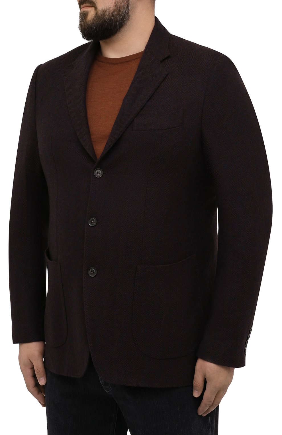 Кашемировый пиджак LORO PIANA, арт. FAL9307, фото 3