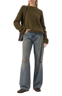 Женские кожаные пенни-лоферы tabi city MAISON MARGIELA темно-коричневого цвета, арт. S39WR0021/P8158 | Фото 2 (Материал внешний: Натуральная кожа; Подошва: Плоская; Материал внутренний: Натуральная кожа; Каблук высота: Низкий; Автоматизация состава: Проставлено; Автоматизация ТО: Проставлено)