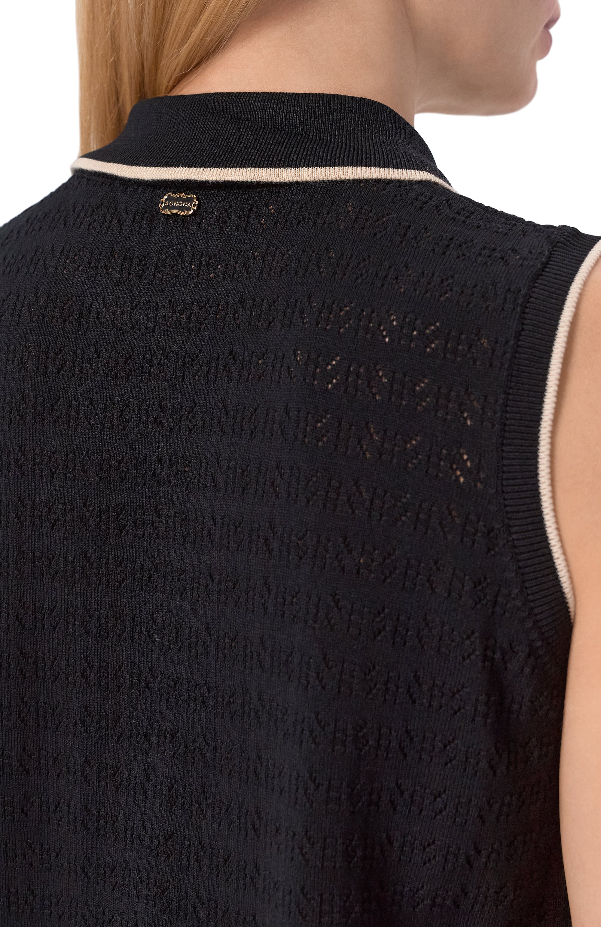 Хлопковый топ AGNONA, арт. K311085E/8F120PE, фото 5