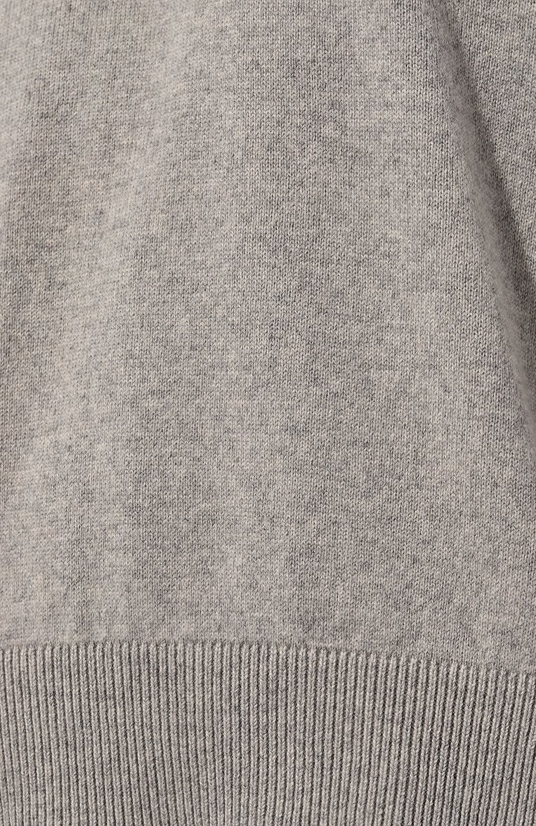 Женский кашемировый пуловер ARMARIUM серого цвета, арт. ARMTMKN02/WS01 | Фото 5 (Материал внешний: Шерсть, Кашемир; Рукава: Длинные; Длина (для топов): Стандартные; Материал сплава: Проставлено; Женское Кросс-КТ: Пуловер-одежда; Драгоценные камни: Проставлено; Стили: Кэжуэл)