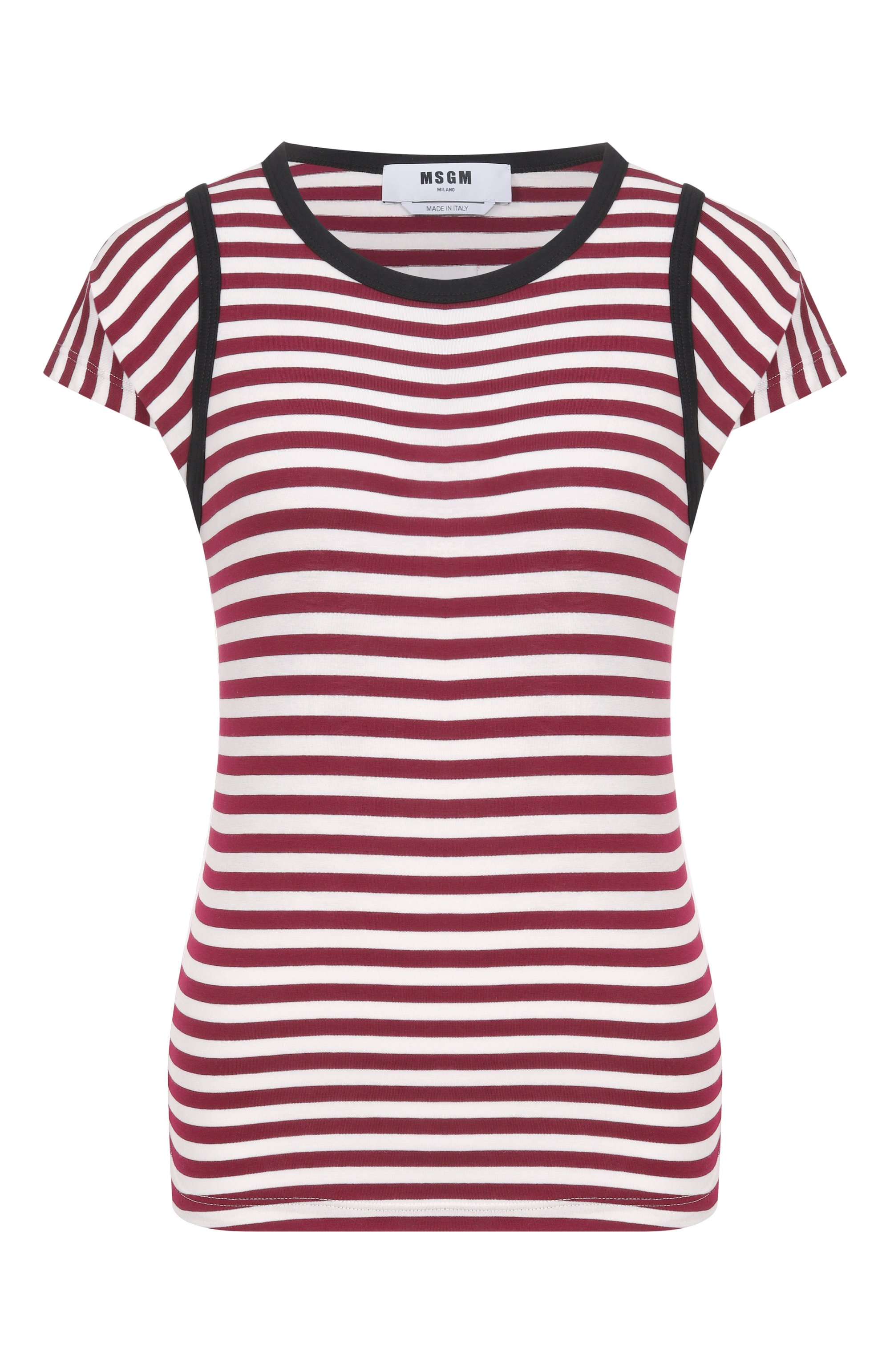 Хлопковая футболка MSGM, арт. 4041MDM99N/267128, фото 1