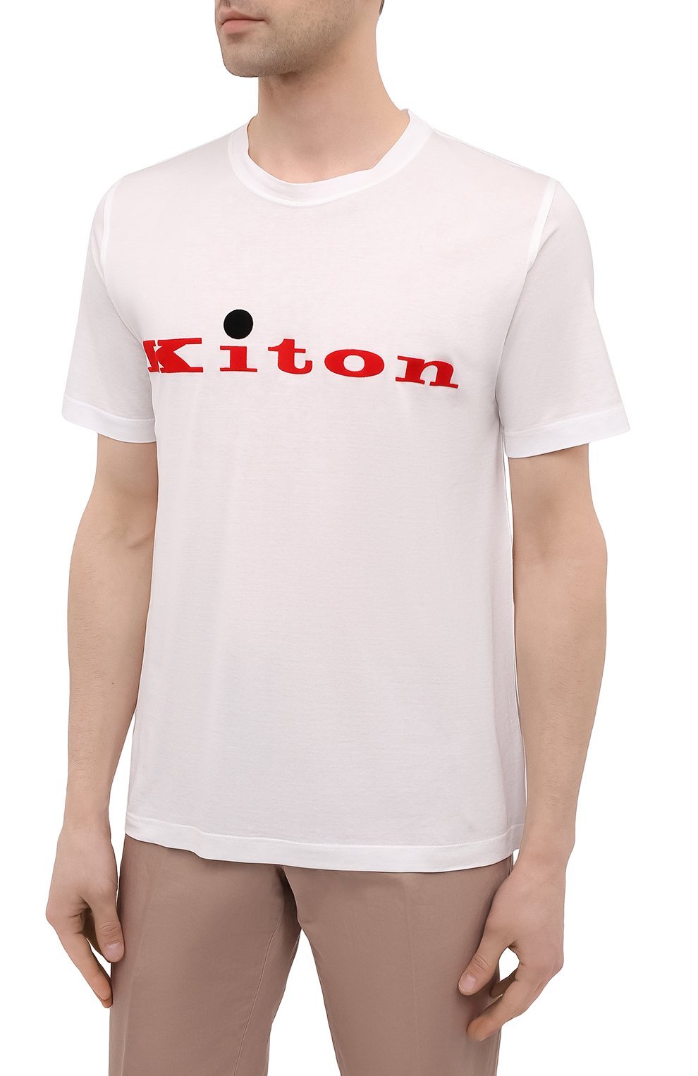 Хлопковая футболка KITON, арт. UK1164, фото 3