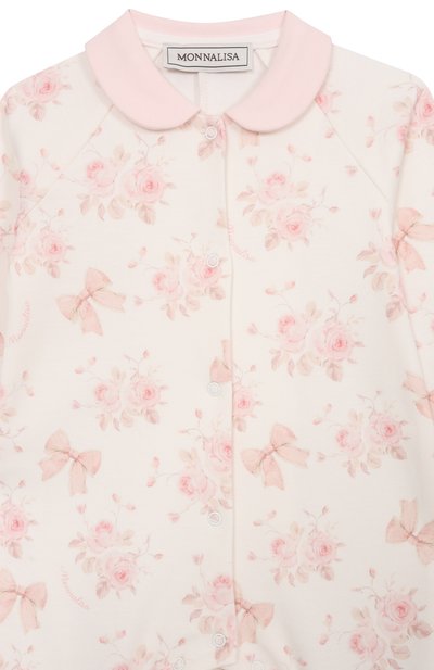 Хлопковый комбинезон MONNALISA, арт. 35F201, фото 3