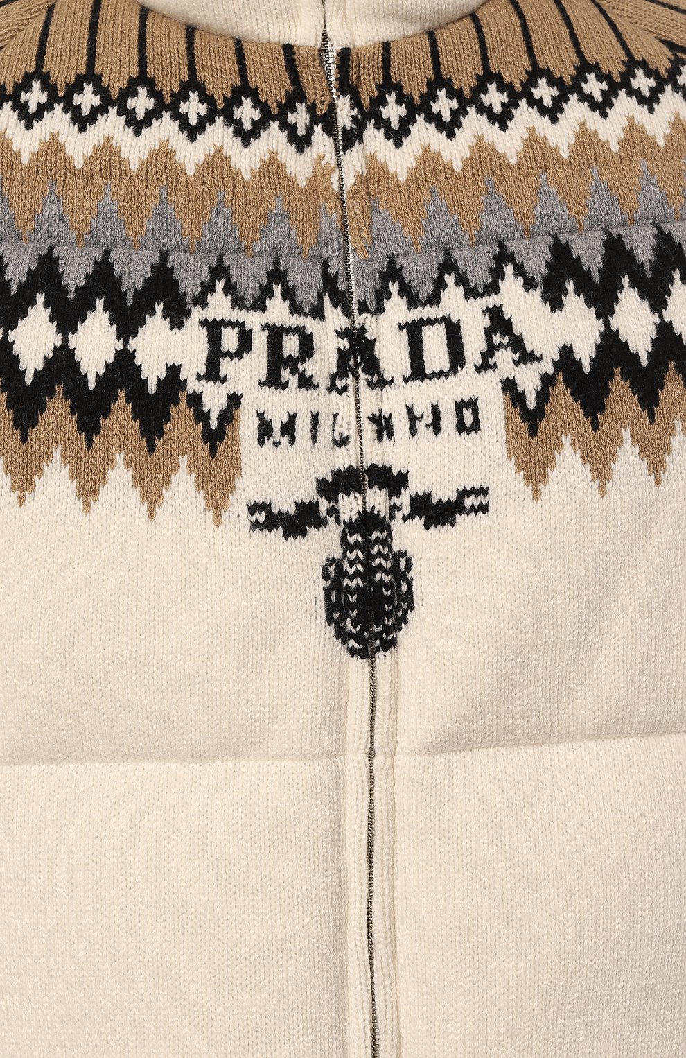 Пуховик из шерсти и кашемира PRADA, арт. SGC018-10O8-F0040-212, фото 5