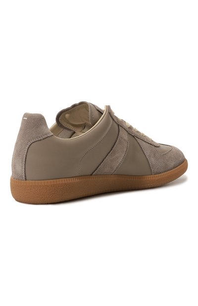 Кожаные кеды replica MAISON MARGIELA серого цвета по цене 81850 руб., арт. S57WS0236/P1895, фото 5 Кожаные кеды replica MAISON MARGIELA, арт. S57WS0236/P1895, фото 5