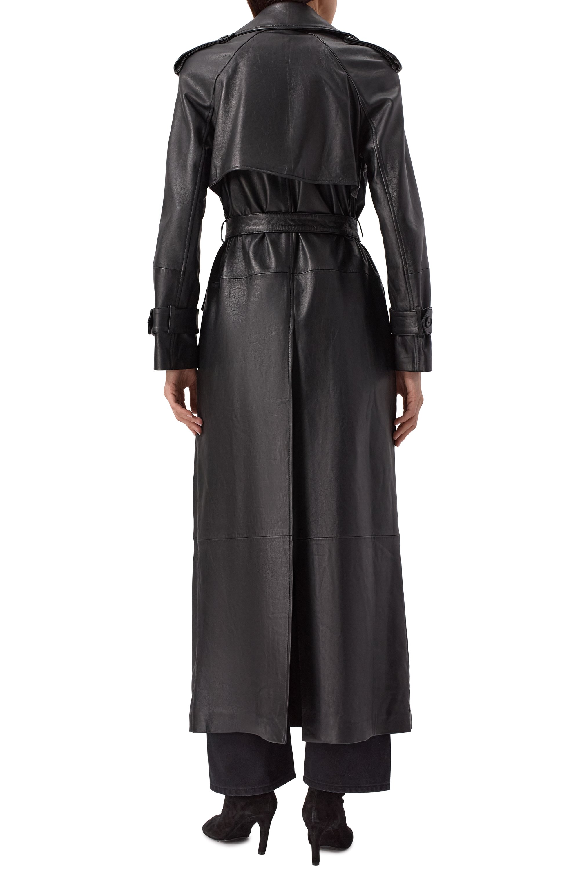 Кожаный тренч GIUSEPPE DI MORABITO, арт. 04SSLD136P 04451, фото 4