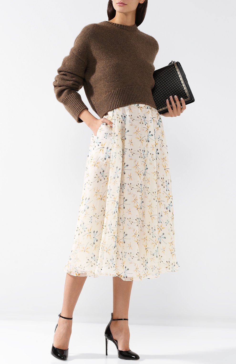 Лаковые туфли с ремешком на шпильке GUCCI, арт. 512447/BNC00, фото 2