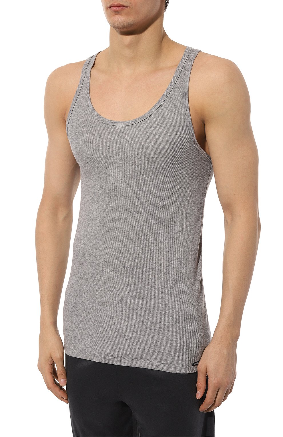 Майка TOM FORD серого цвета по цене 17600 руб., арт. T4D10121, фото 3 Майка TOM FORD, арт. T4D10121, фото 3