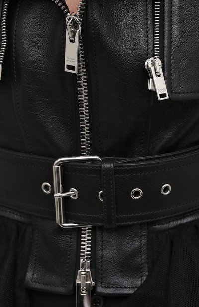 Кожаная куртка ALEXANDER MCQUEEN, арт. 659837/Q5AF7, фото 5