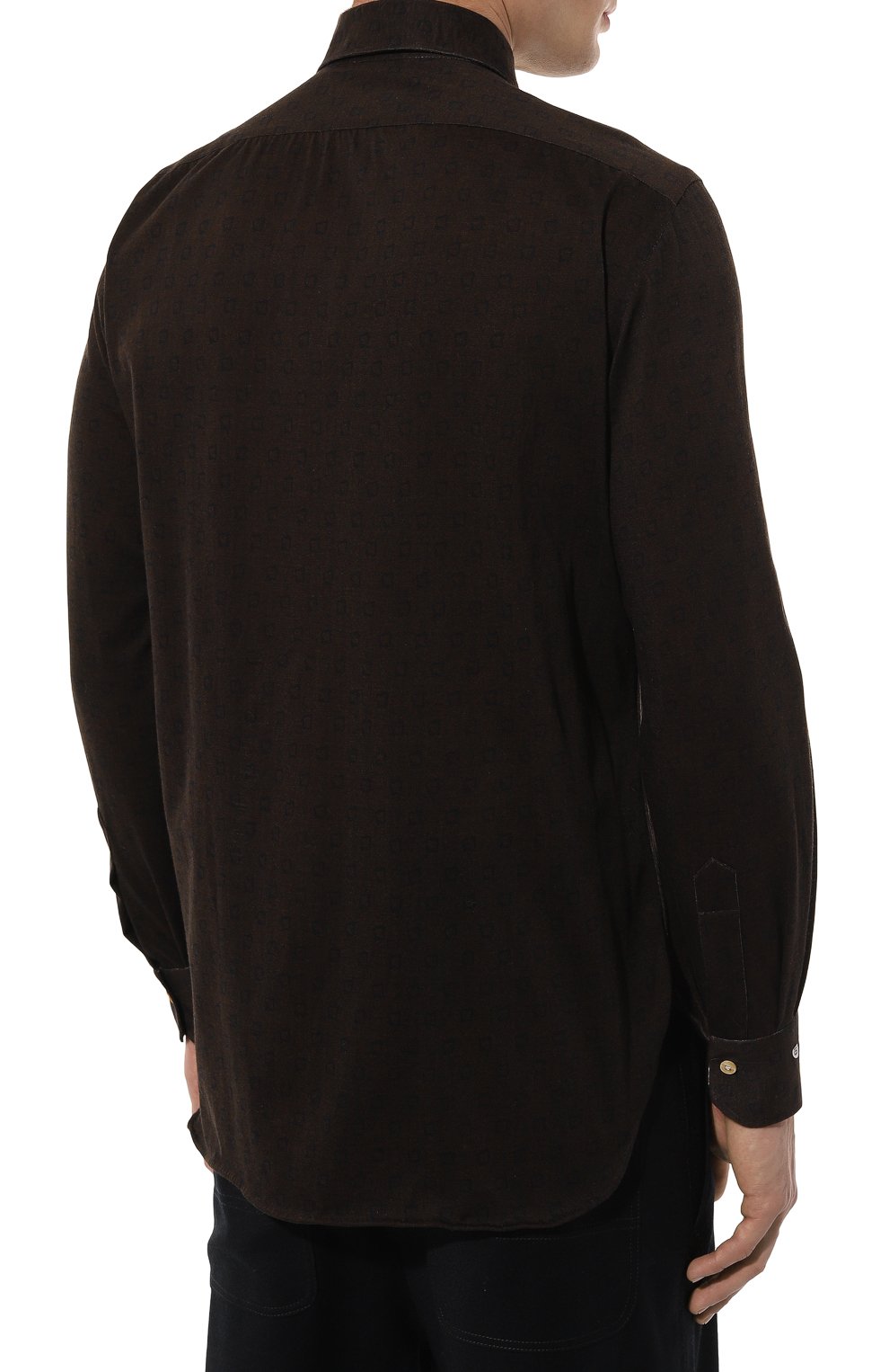 Хлопковая рубашка KITON, арт. UCIH06491, фото 4