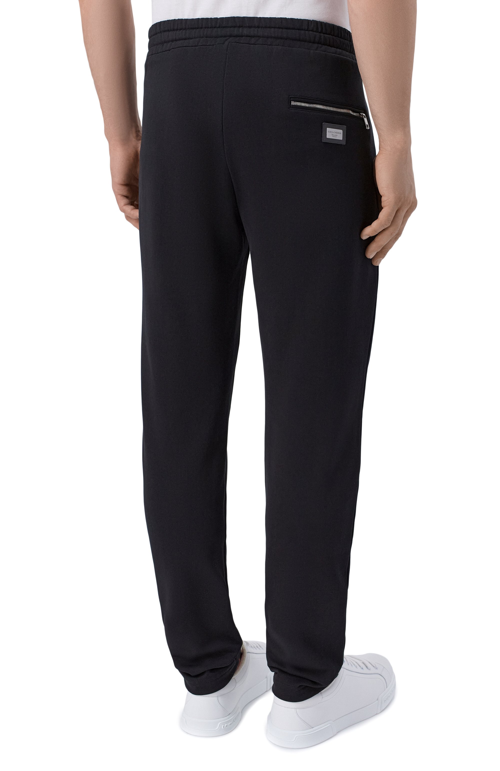 Хлопковые брюки DOLCE & GABBANA, арт. G4ZCAT/G7JYX, фото 4