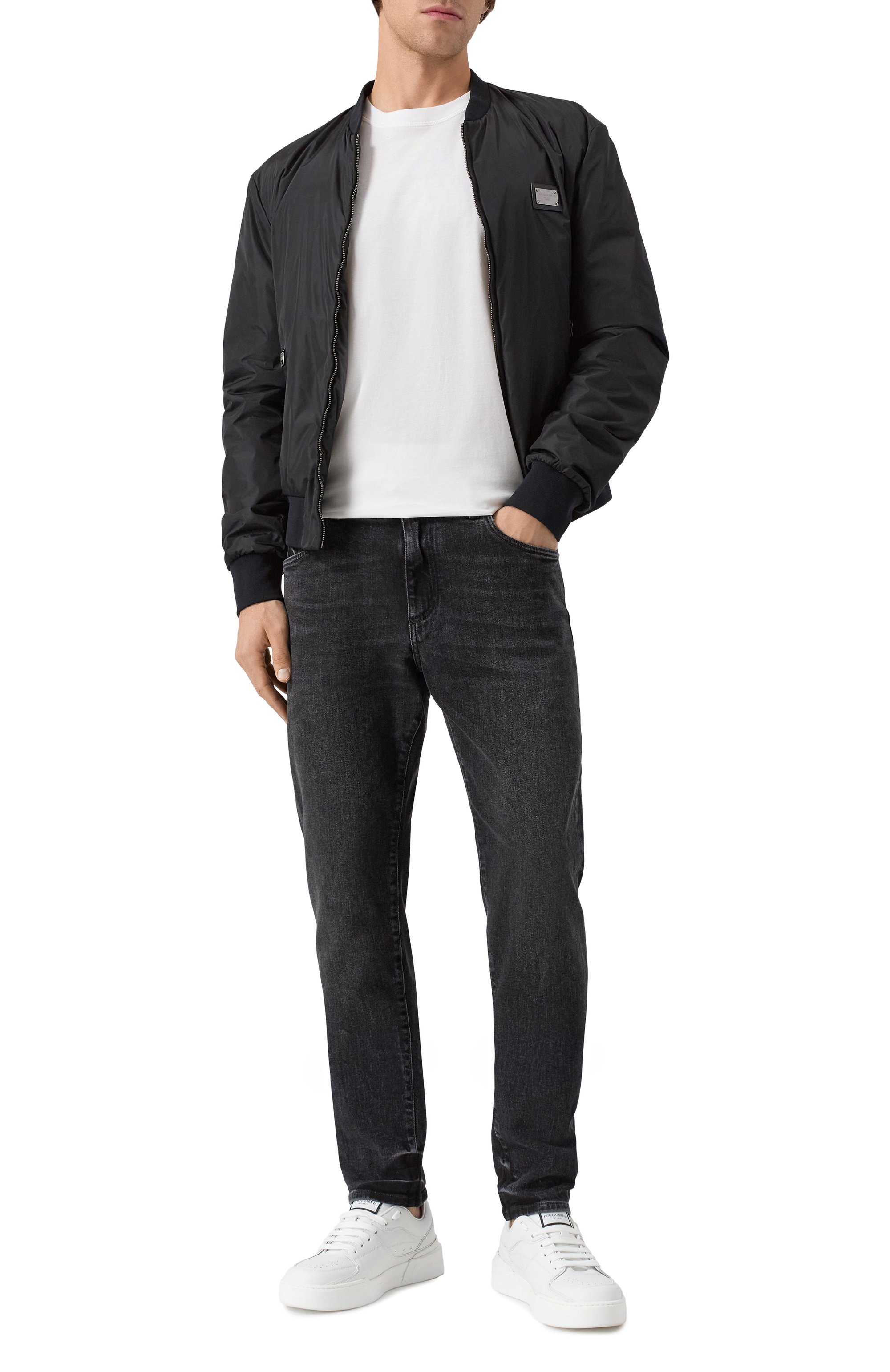 Хлопковый лонгслив DOLCE & GABBANA, арт. G8SX5T/FU7EQ, фото 2