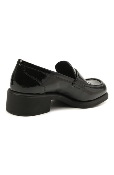 Кожаные пенни-лоферы MIU MIU черного цвета по цене 78000 руб., арт. 5D206D-6OR-F0002-040, фото 4 Кожаные пенни-лоферы MIU MIU, арт. 5D206D-6OR-F0002-040, фото 4