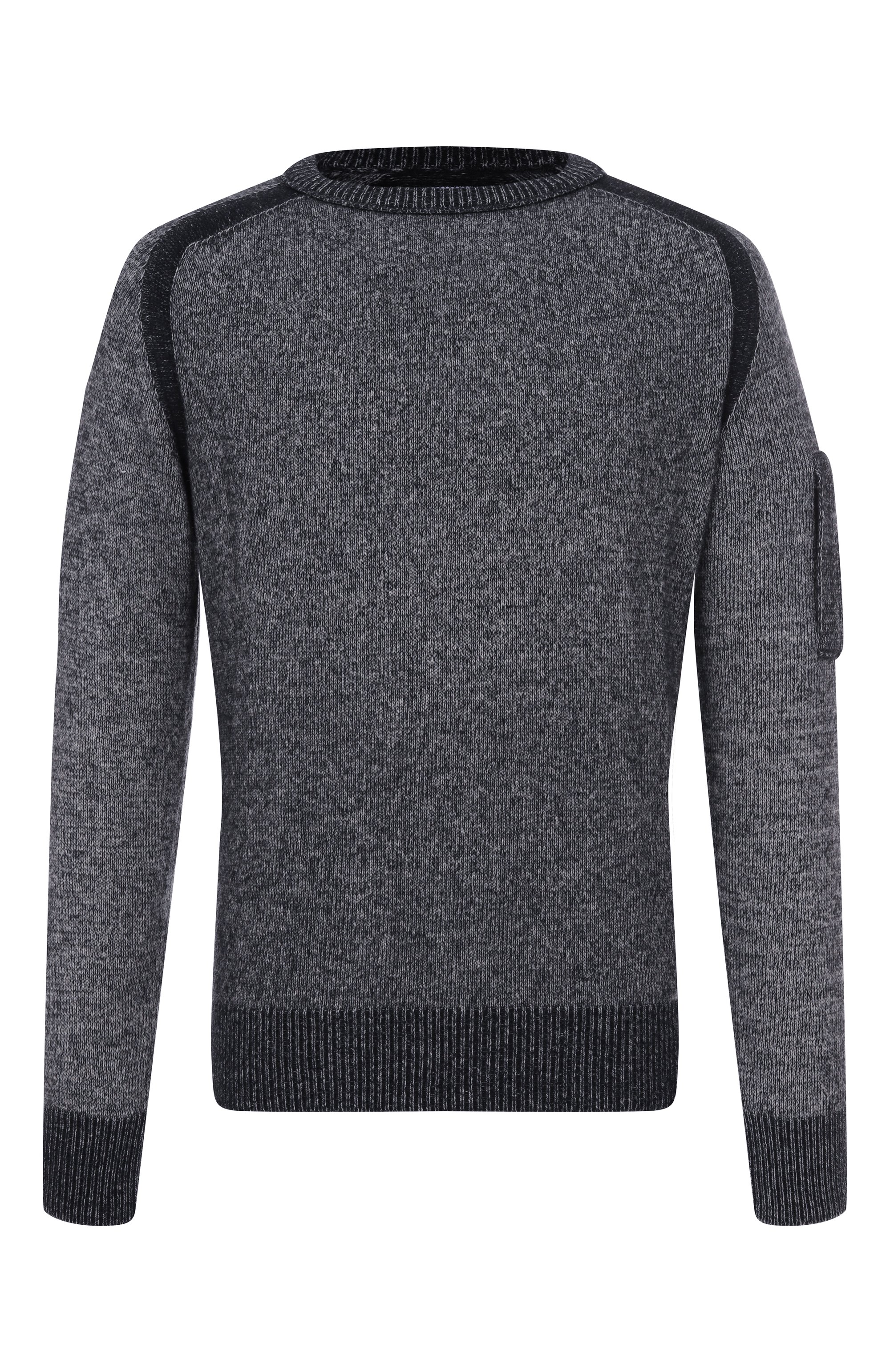 Джемпер C.P. COMPANY темно-серого цвета по цене 37850 руб., арт. 19CMKN252A006170A, фото 1 Джемпер C.P. COMPANY, арт. 19CMKN252A006170A, фото 1