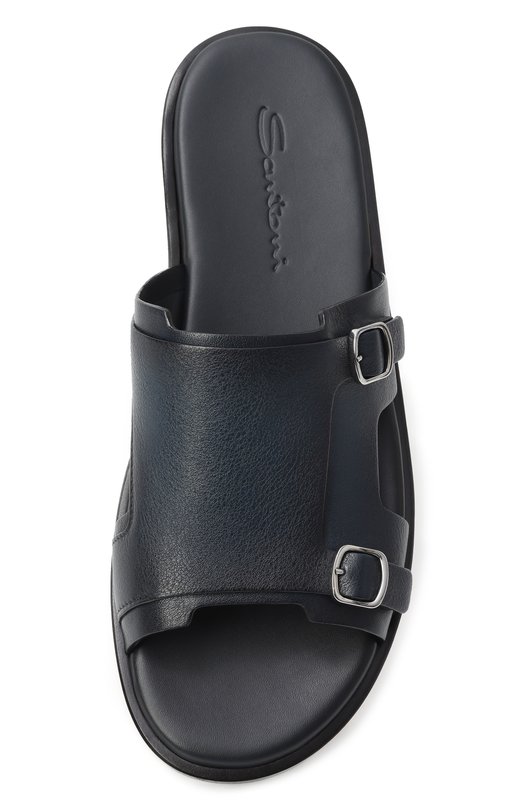 Кожаные шлепанцы Erik Santoni MCEG16723HC6MGTQ Синий  MCEG16723HC6MGTQ Фото 5