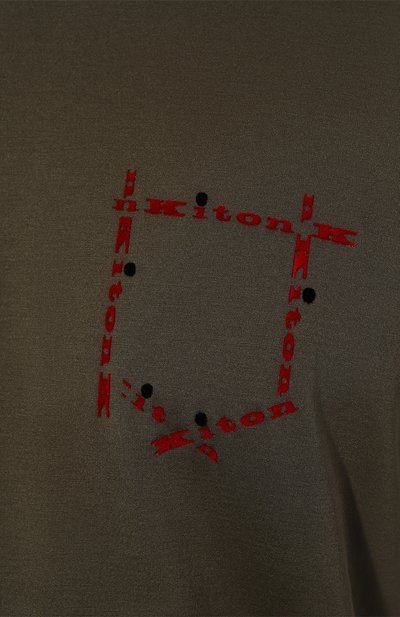 Хлопковая футболка KITON, арт. UK1163W23, фото 5