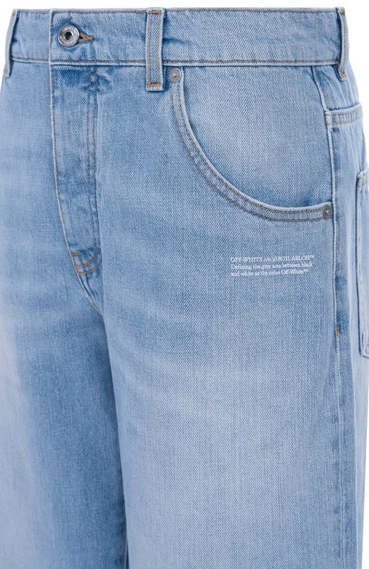 Джинсы Off-White 0WYA062S25DEN0014001 Голубой  0WYA062S25DEN0014001 Фото 6