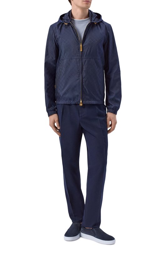 Замшевые слипоны Stefano Ricci UF50_G2283/SDP Синий  UF50_G2283/SDP Фото 2