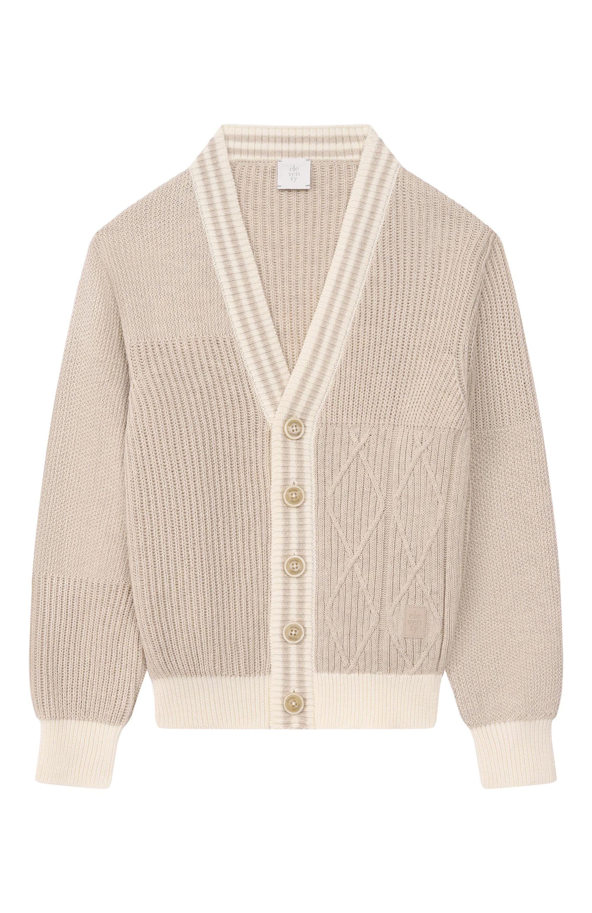 Хлопковый кардиган ELEVENTY, арт. EY9P40/X0094_001, фото 1