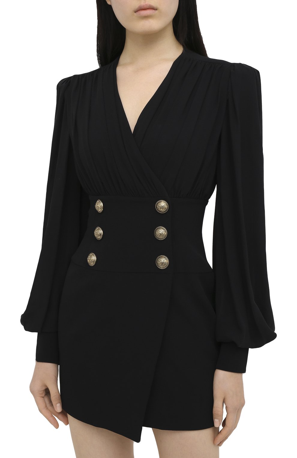 Платье из вискозы BALMAIN, арт. UF16285/V089, фото 3