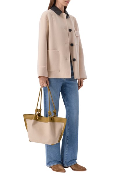 Сумка-тоут finn medium COCCINELLE бежевого цвета по цене 36750 руб., арт. E1 U06 11 02 01, фото 3 Сумка-тоут finn medium COCCINELLE, арт. E1 U06 11 02 01, фото 3