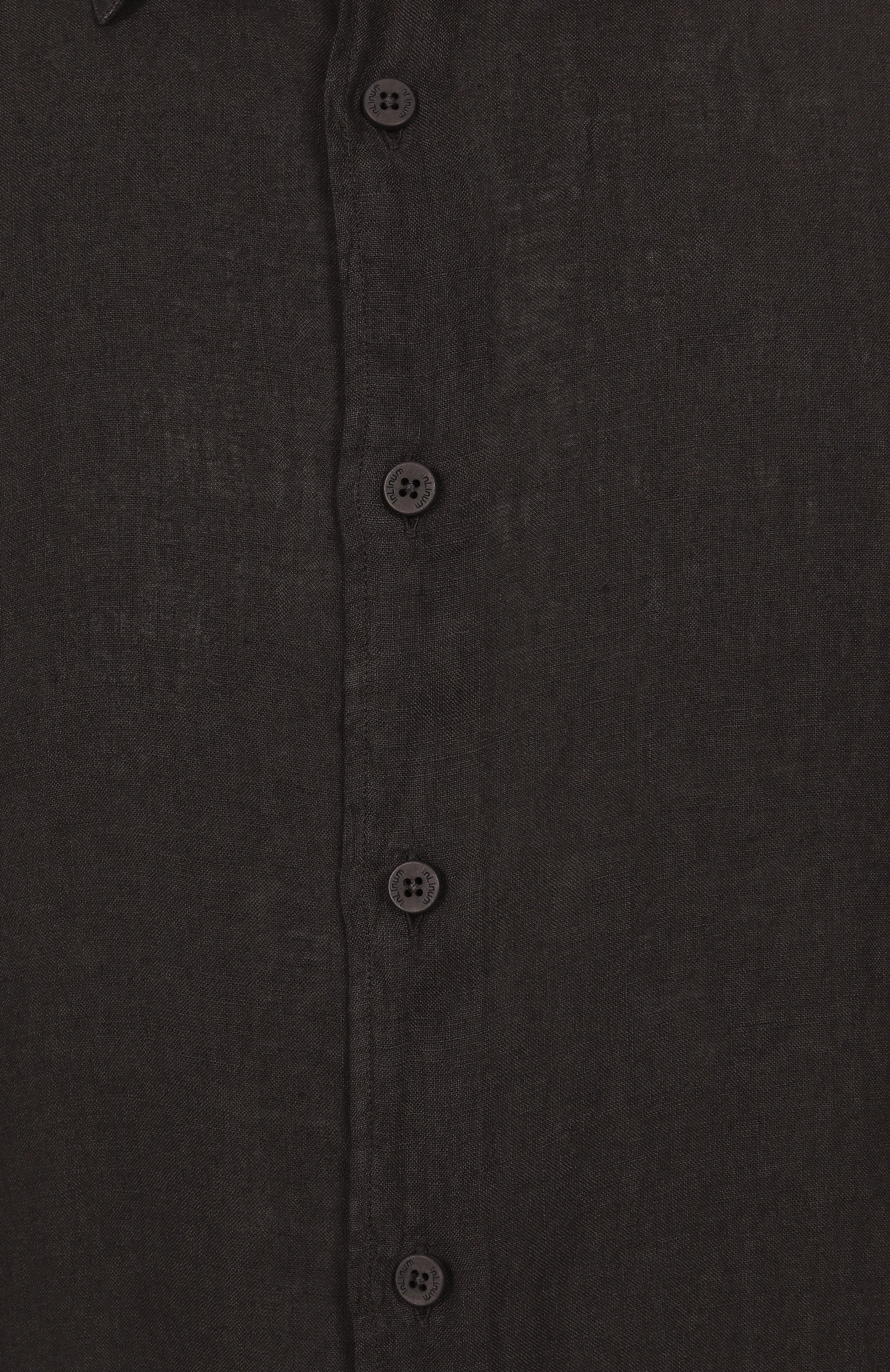 Льняная рубашка INLINUM черного цвета по цене 26350 руб., арт. VALENTIN0_21, фото 6 Льняная рубашка INLINUM, арт. VALENTIN0_21, фото 6