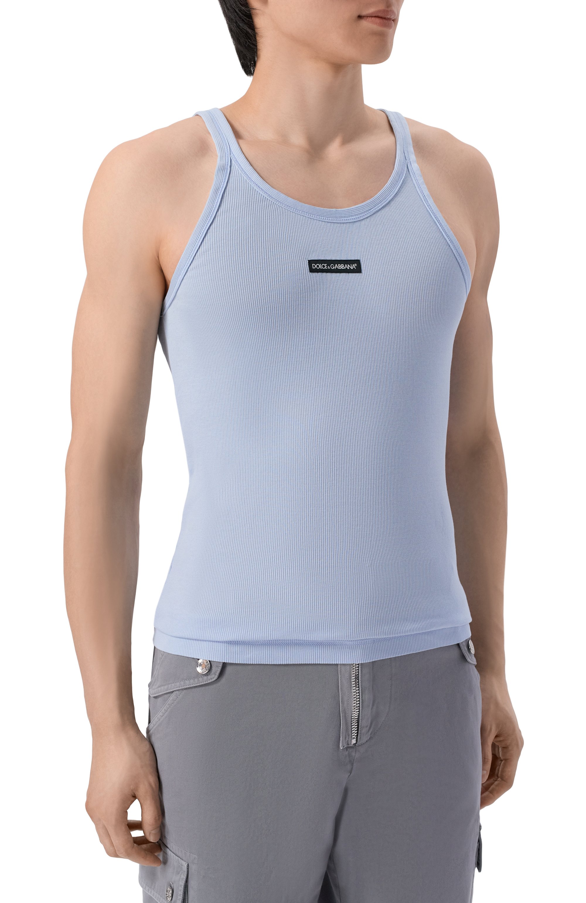 Хлопковая майка DOLCE & GABBANA, арт. G8PA8T/G7P3I, фото 3