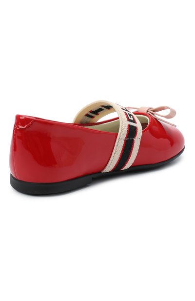 Кожаные балетки GUCCI, арт. 552941/0IRA0, фото 3