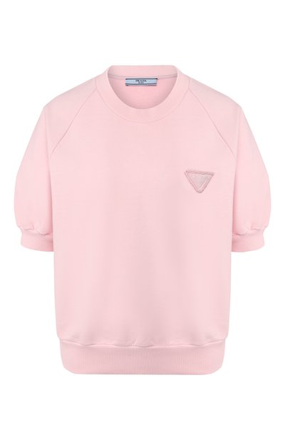 Женский хлопковый свитшот PRADA, арт. 135678-1WN6-F0028