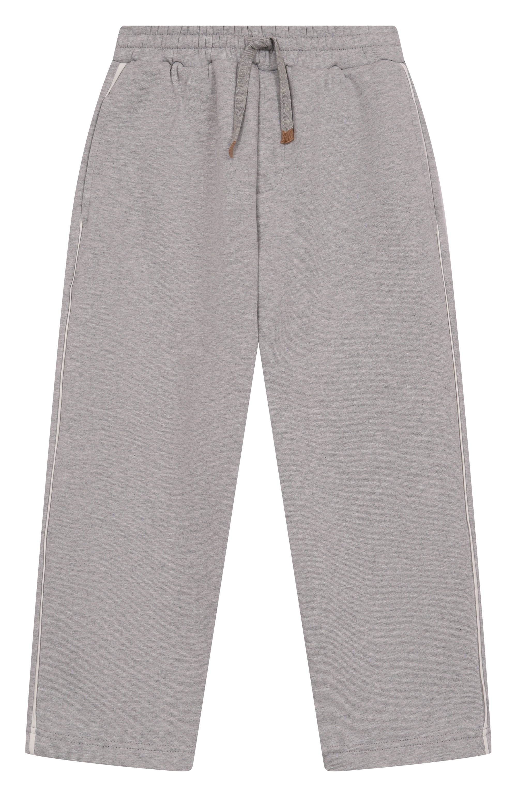 Хлопковые брюки ELEVENTY серого цвета по цене 10400 руб., арт. EX6Q30/Z3122/6-8, фото 1 Хлопковые брюки ELEVENTY, арт. EX6Q30/Z3122/6-8, фото 1