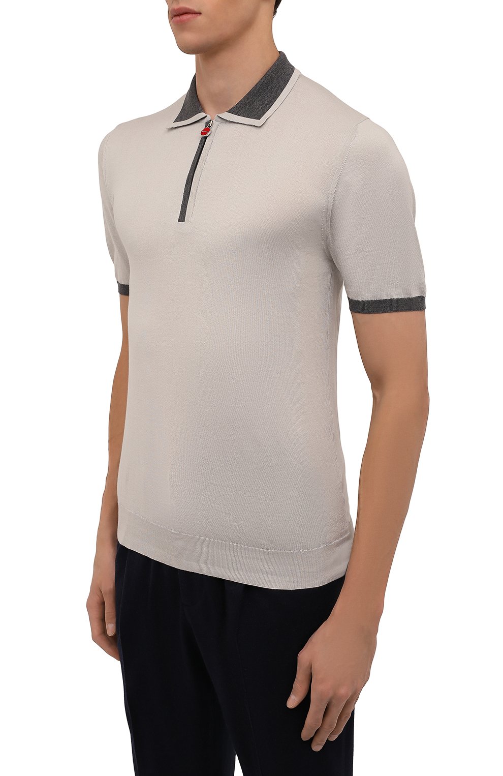 Хлопковое поло KITON, арт. UK571, фото 3