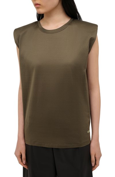 Хлопковая футболка ERIKA CAVALLINI, арт. S1/P/P1SK03, фото 3