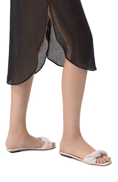 Кожаные шлепанцы LORENA ANTONIAZZI, арт. R25251SC27A/9841, фото 3