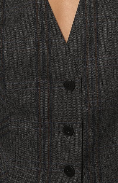 Жилет из вискозы MASTERPEACE темно-серого цвета по цене 12500 руб., арт. MP-CA-OCT22-17, фото 5 Жилет из вискозы MASTERPEACE, арт. MP-CA-OCT22-17, фото 5