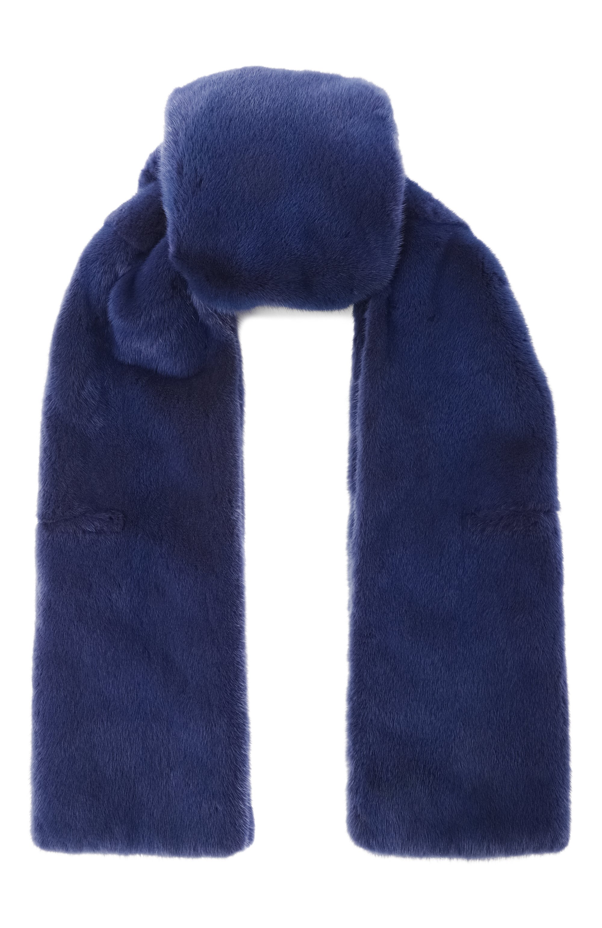 Меховой шарф из норки COLOR TEMPERATURE, арт. НШ-5/2БН, фото 1