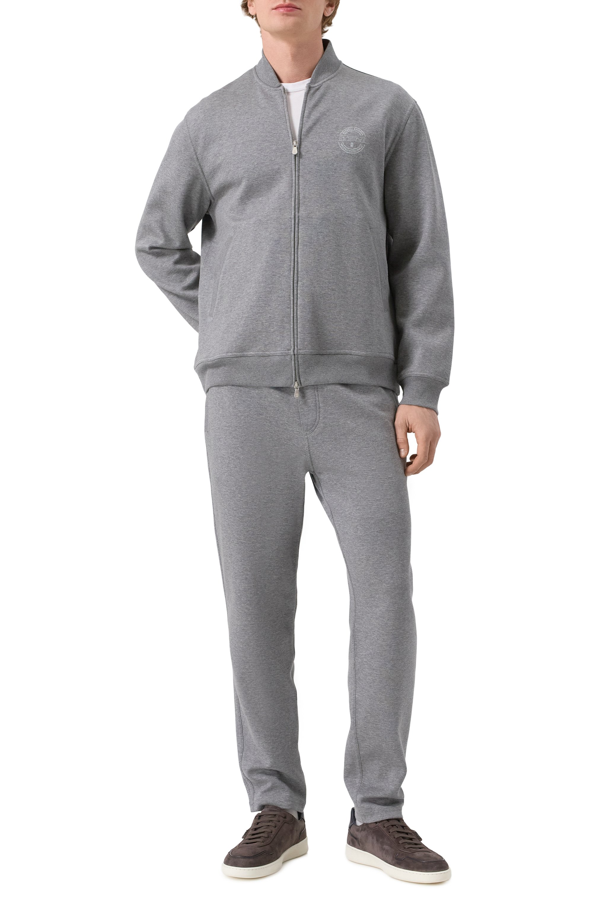 Брюки из хлопка и кашемира BRUNELLO CUCINELLI, арт. MM831B2330, фото 2