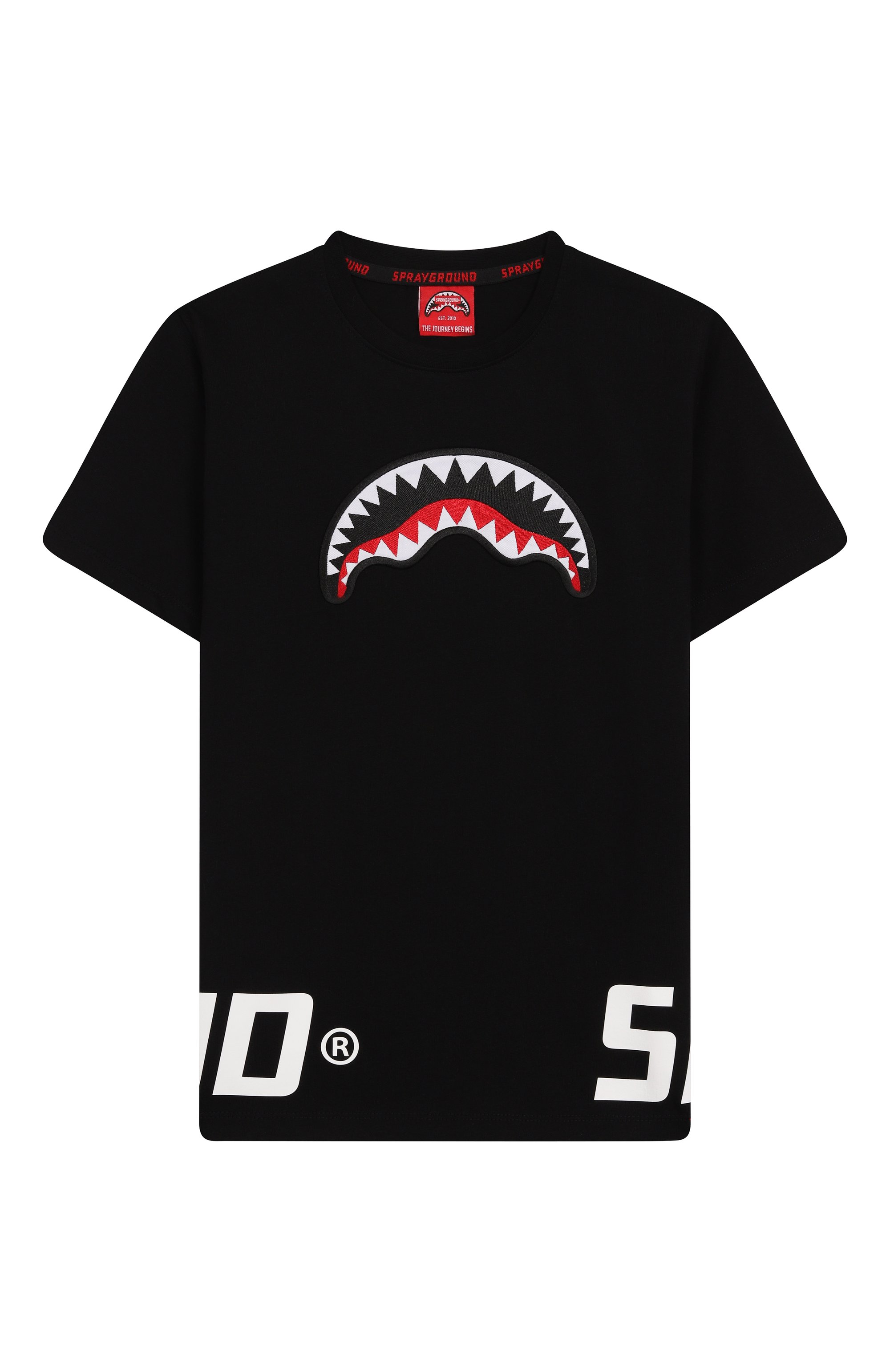 Хлопковая футболка SPRAYGROUND, арт. SPY932BLK, фото 1