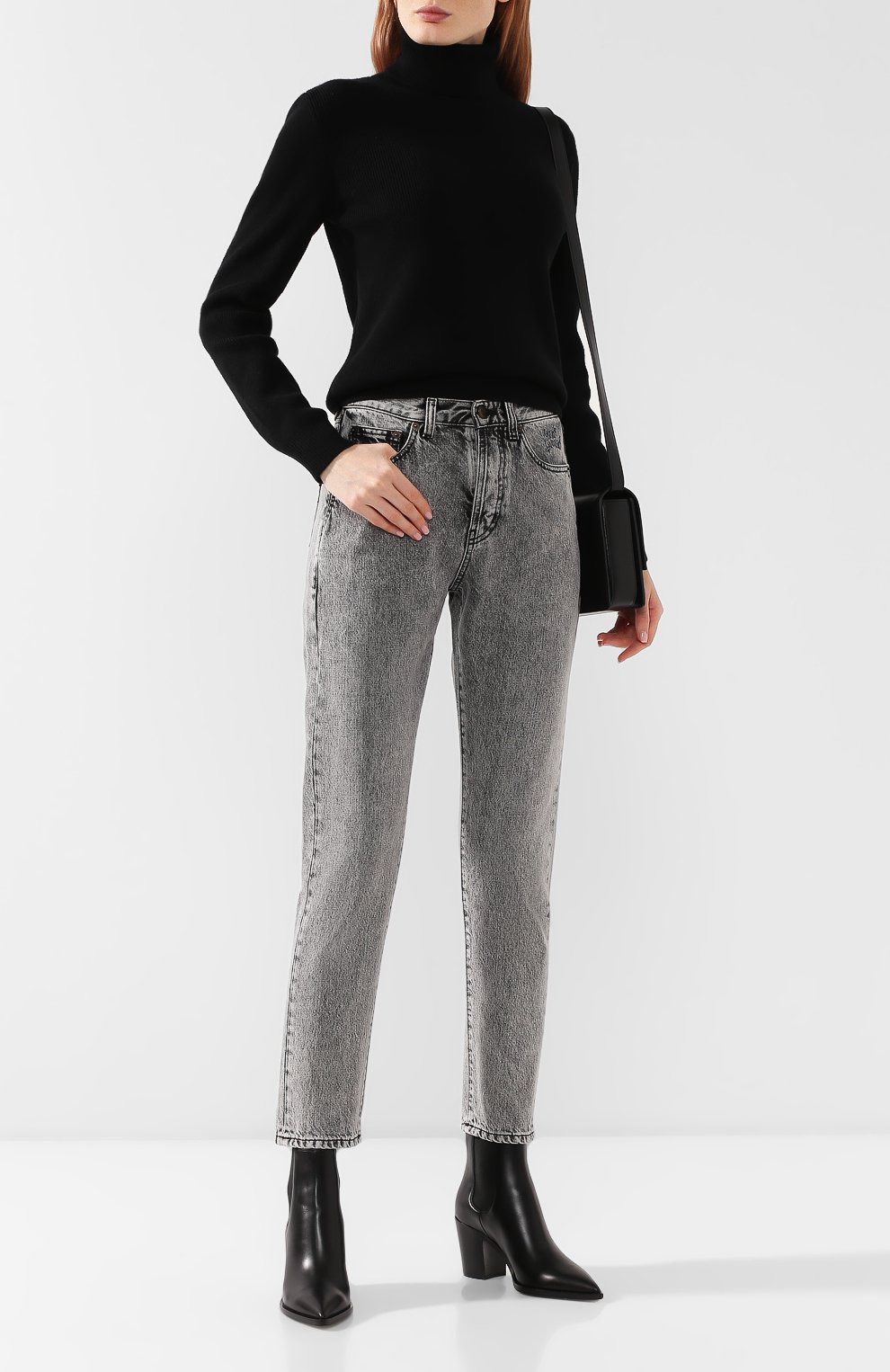 Кашемировая водолазка SAINT LAURENT, арт. 537408/YA20L, фото 2