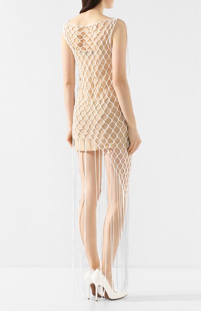 Платье OFF-WHITE белого цвета по цене 140500 руб., арт. 0WDB224R20F291251000, фото 4 Платье OFF-WHITE, арт. 0WDB224R20F291251000, фото 4