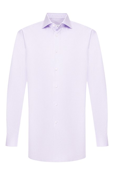 Мужская хлопковая сорочка с воротником кент BRIONI, арт. RCL815/P806H