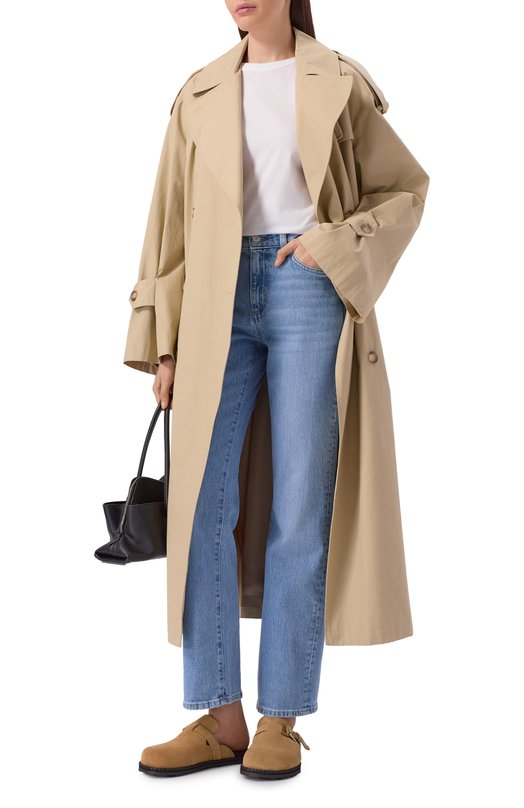 Замшевые сабо Moschino MA10152G10/ME0 Бежевый  MA10152G10/ME0 Фото 3