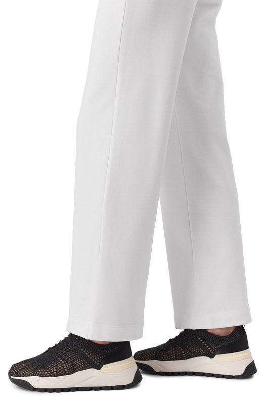 Текстильные кроссовки Santoni WBIG61335BINTNSN Чёрный  WBIG61335BINTNSN Фото 3