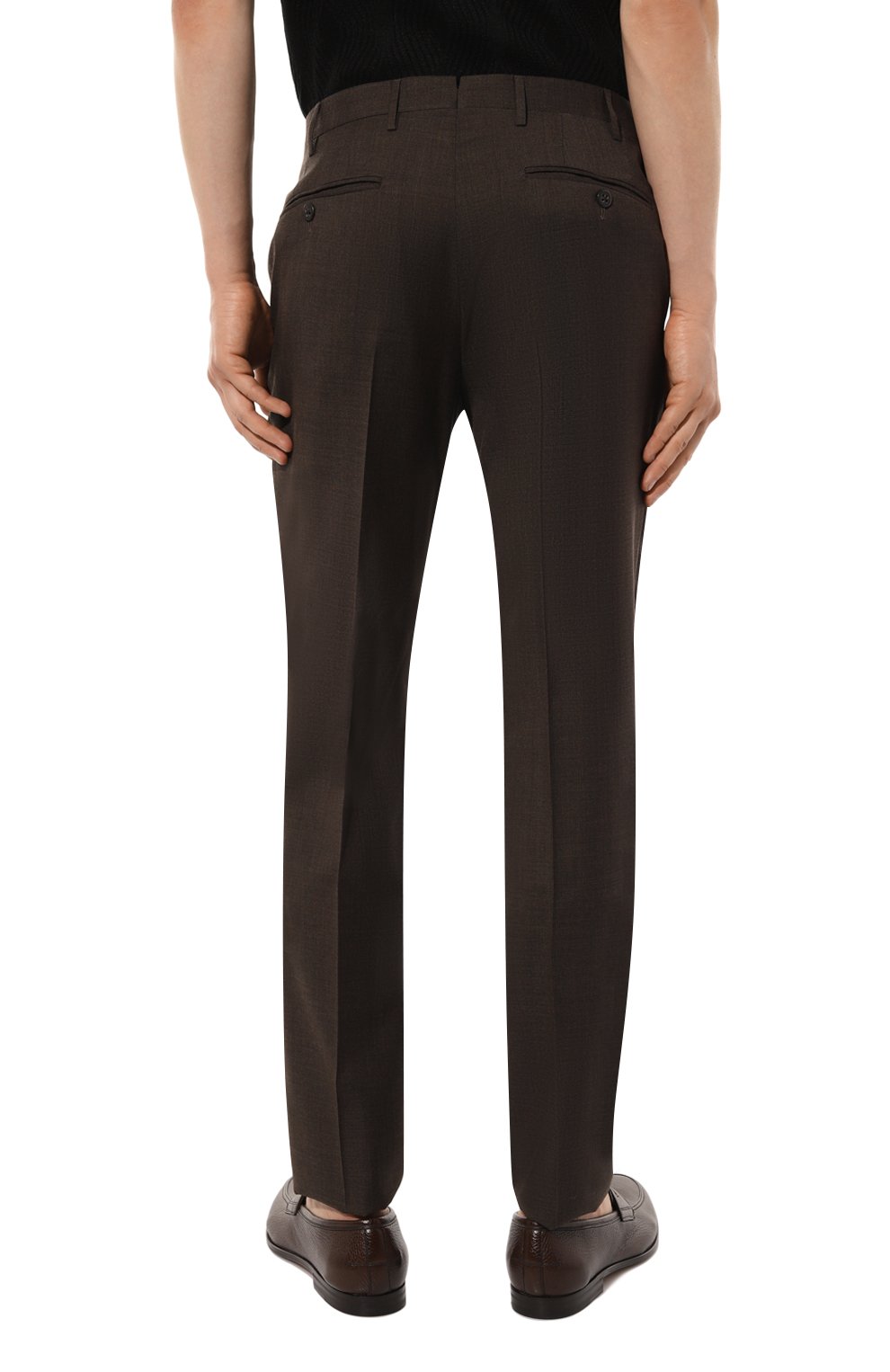 Шерстяные брюки CORNELIANI, арт. 925B01-3817087, фото 4