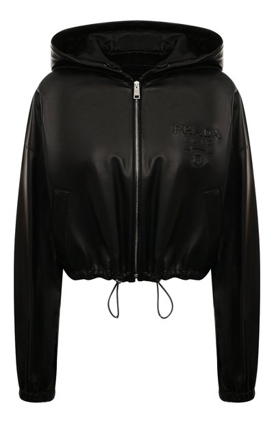 Женская кожаная куртка PRADA, арт. 58A102-08P-F0002