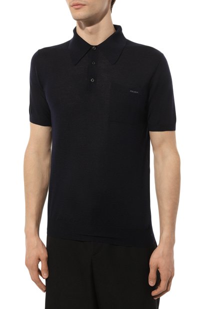 Кашемировое поло PRADA, арт. UMB191-1YFS-F0008-211, фото 3